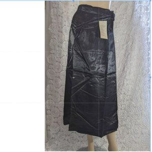 6 PK ZAPP Satin black long skirts